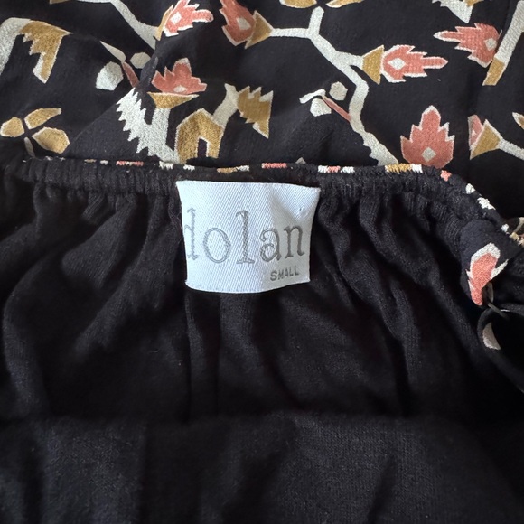 Anthropologie Dolan Rolakan Pink & Black Pattern Silk Jumpsuit Sz small - Picture 10 of 14